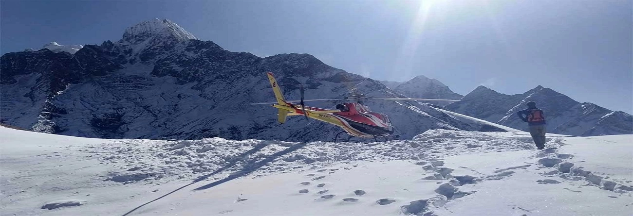 Detailed Everest Base Camp Trek Return By Helicopter Map