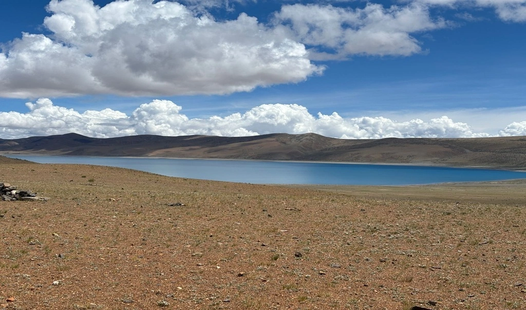 lake Mansarovar in the View