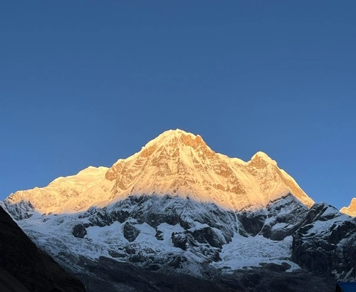 Annapurna Mountains on ABC Hike