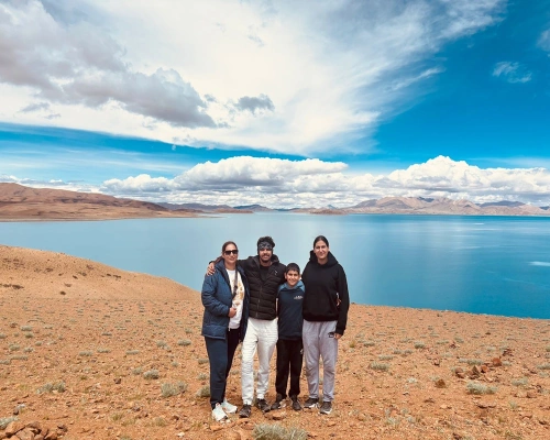 Pilgrims In Mansarovar