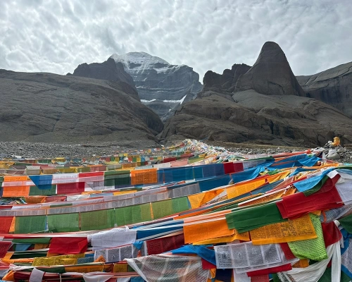 Tibetan Prayer Flags Kailash