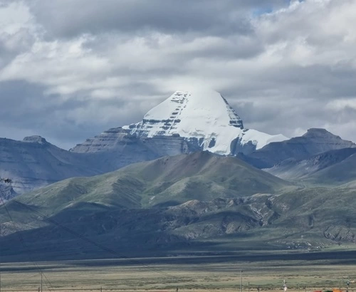 Kailash Tibet View While Doing Charan Sparsh